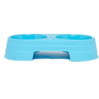 Boyz Toys Double Food And Water Bowl, Blue
