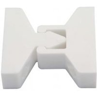 W4 Plastic Door Retainer, White