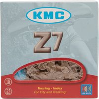 Kmc Chains 116 Link 7 Speed Chain, Brown