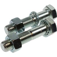 Maypole High Tensile Towball Bolts (75mm), Silver