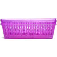 Wham 5 Pack Baskets - Small, Purple