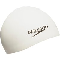 Speedo Kids Moulded Silicone Swimcap, White