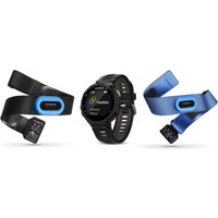 Garmin Forerunner 735XT GPS Running Multi-Sport Watch Tri Bundle, Black