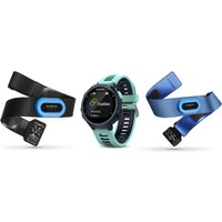 Garmin Forerunner 735XT GPS Running Multi-Sport Watch Tri Bundle, Blue