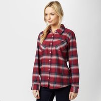 Brakeburn Women's Check Flannel Shirt, Red