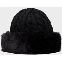 Peter Storm Women's Camilla Fur Trim Hat, Black