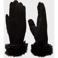 Peter Storm Women's Fur Lined Gloves, Black