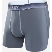 Saxx Men's Quest 2.0 Boxer Short, Grey