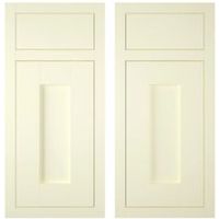 IT Kitchens Holywell Ivory Style Framed Corner Base Drawerline RH Door (W)925mm Set Of 2