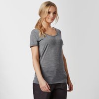 Icebreaker Women's Techlite Short Sleeve T-Shirt, Dark Grey