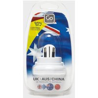 Design Go UK-Australia Plug Adaptor, White