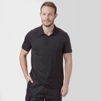 Icebreaker Men's Tech Lite Short Sleeve Polo, Black