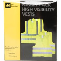 Aa Family High Visibility Vest Pack - Yellow, Yellow