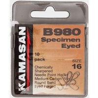 Kamasan B980 Barbed Specimen Eyed Hooks - Size 16 - N/A, N/A
