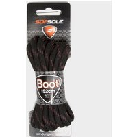 Sof Sole Wax Boot Laces - 152cm - Black, Black