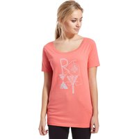 Roxy Women's Good Looking T-Shirt - Coral, Coral