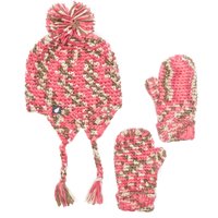 Peter Storm Girls' Hat And Glove Set - Pink, Pink