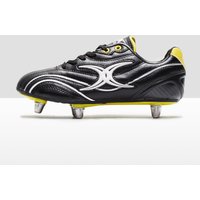 Gilbert Sidestep Zenon Lo 6 Stud Rugby Boots - Black, Black