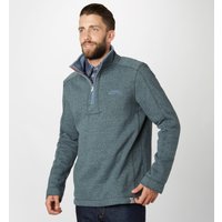 Weird Fish Men's Gentry Half Zip Sweatshirt - Grey, Grey