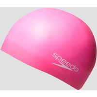Speedo Moulded Silicone Adult Cap - Pink, Pink