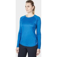 Berghaus Women's Striped Tech Long Sleeve T-Shirt - Blue, Blue
