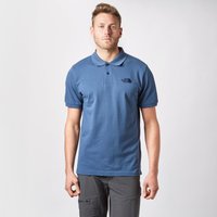 The North Face Men's Polo Pique Shirt - Mid Blue, Mid Blue