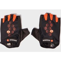 Spokesman Unisex Short Cycling Gloves - Orange, Orange