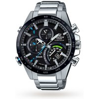 Casio Men's Edifice Bluetooth World Traveller Alarm Chronograph Solar Powered Watch