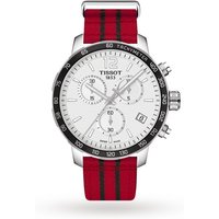 Mens Tissot Quickster NBA Chicago Bulls Special Edition Chronograph Watch T0954171703704