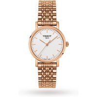 Tissot Every Time Small White Dial Ladies Rose Gold Tone Watch