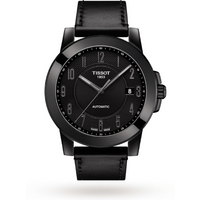 Tissot Gentleman Automatic Stainless Steel Black Dial Mens Watch T0984073605200