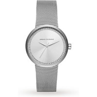 Armani Exchange Ladies Silver Steel Braclet Watch