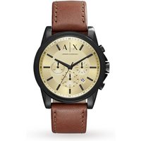 Armani Exchange Mens Dark Brown Chronograph Watch