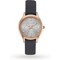 Ted Baker Saffiano Leather Strap Watch