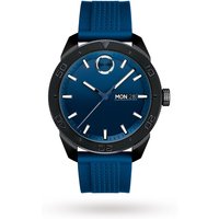 Movado Bold Blue Dial Men's Rubber Watch