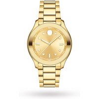 Movado Bold Yellow Gold IP Stainless Steel Ladies Watch