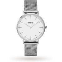 Cluse Ladies La Bohème Mesh Silver/White
