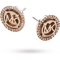 Michael Kors Ladies' Rose Plating Heritage Earrings