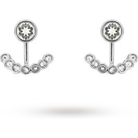 Ted Baker Jewellery Ladies' Silver Plated Coraline Concentric Crystal Earrings