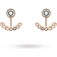 Ted Baker Jewellery Ladies' Rose Gold Plated Coraline Concentric Crystal Earrings