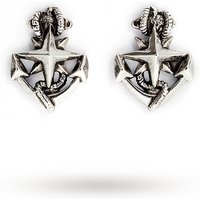 Chrysalis Ladies Silver North Star Earrings