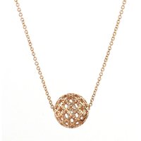 Birks Muse Mesh Ball Necklace