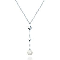 Birks Rock & Pearl Drop Necklace With Pearl