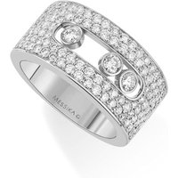 Messika Move Joaillerie Pave Set Diamond Ring In 18ct White Gold