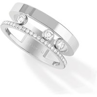 Messika Move Joaillerie Diamond Set Ring In 18ct White Gold