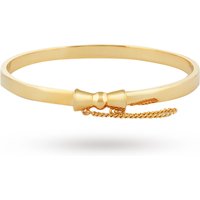 Disney Couture Gold Plated Minnie Mouse Classic Bow Bangle