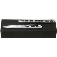 Hugo Boss Pens Rise Chrome Fountain & Ballpoint Pen Set