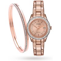 Citizen Ladies' Silhouette Crystal Eco-Drive Watch - Exclusive