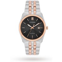 Citizen Eco-drive Rose Gold Tone And Stainless Steel Men's Watch BM7336-52H