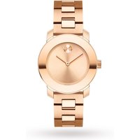 Movado Bold Rose Gold-Tone Dial Ladies Watch
